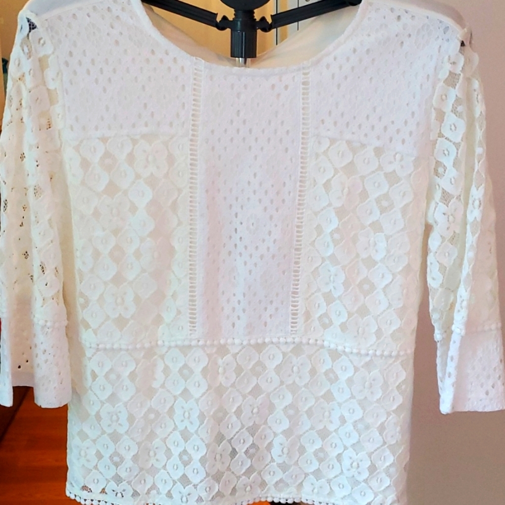 NEW offwhite lace top xl Nado s4